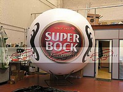 Large Super Bock inflatable balloons 3 m and 4 m
