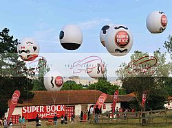 Large Super Bock inflatable balloons 3 m and 4 m