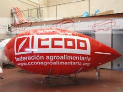 Zeppeln inflable de helio 5 m CCOO